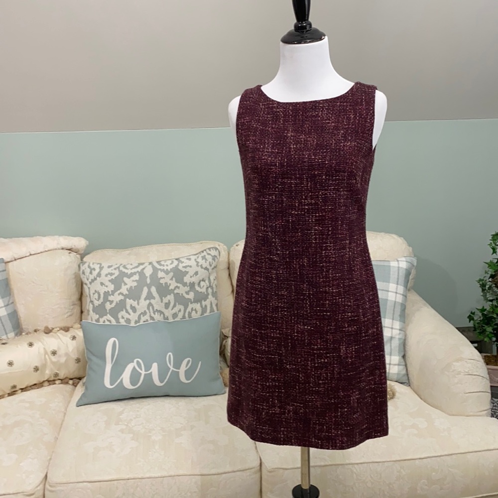 Petite Sophisticate Tweed Sheath Dress